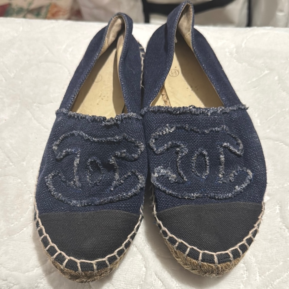 Chic Navy Espadrilles